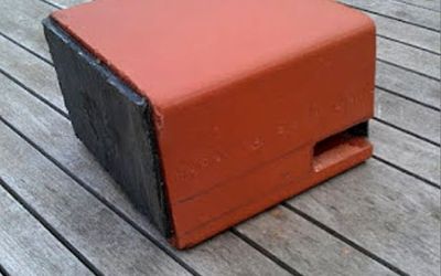 Internal plywood box inside gable end