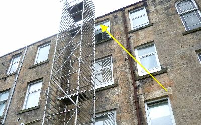 scaffolding allows access